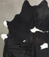 Black and White XX-Large Brazilian Cowhide Rug 8'10"H x 6'6"W #B13630 by Hudson Hides