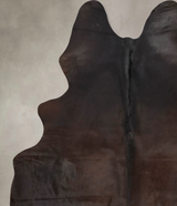 Chocolate X-Large Brazilian Cowhide Rug 8'5"H x 5'11"W #B13642 by Hudson Hides
