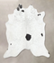 Black and White X-Large Brazilian Cowhide Rug 6'10