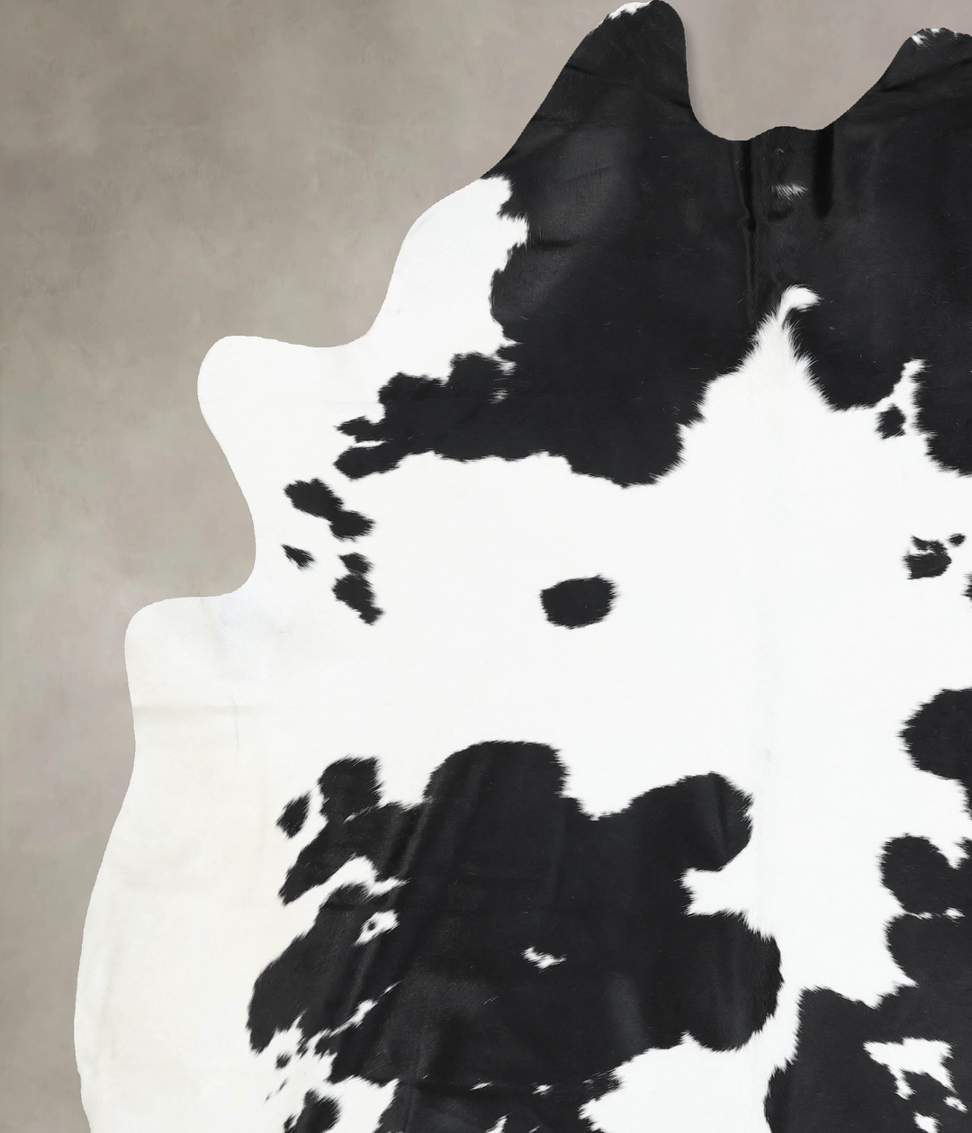 Black and White XX-Large Brazilian Cowhide Rug 9'5"H x 7'5"W #B13649 b