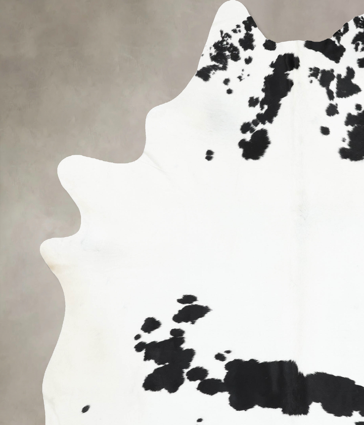 Black and White XX-Large Brazilian Cowhide Rug 9'5"H x 7'2"W #B13653 by Hudson Hides
