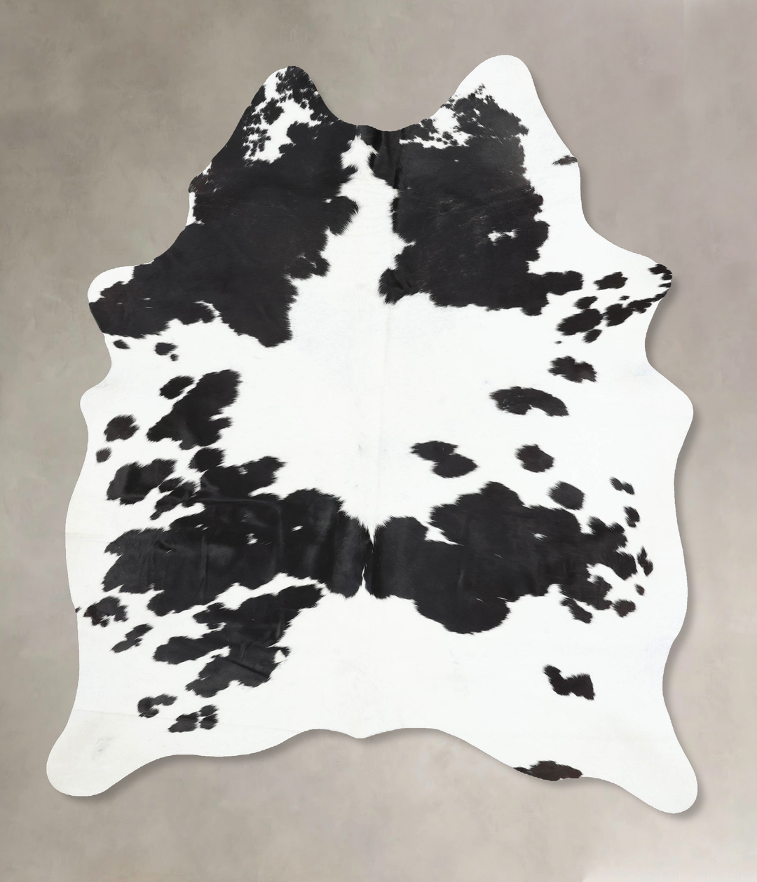 Black and White X-Large Brazilian Cowhide Rug 7'11"H x 5'5"W #B13659 b