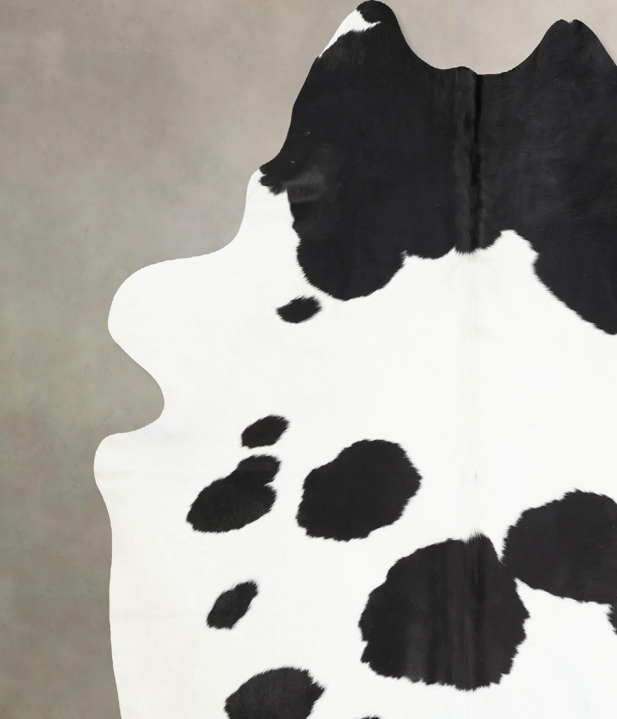 Black and White XX-Large Brazilian Cowhide Rug 8'6"H x 7'3"W #B13661 by Hudson Hides