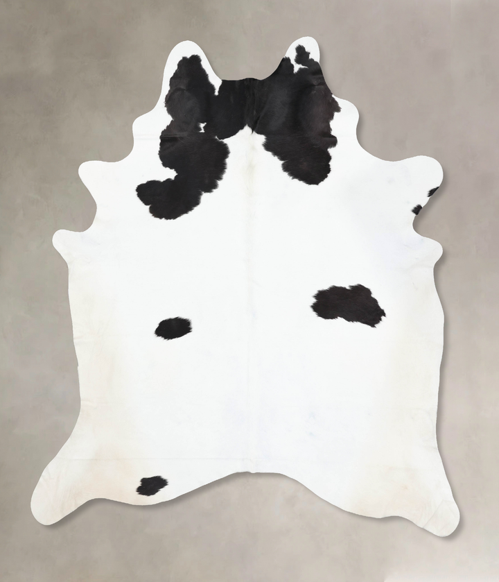 Black and White XX-Large Brazilian Cowhide Rug 9'3"H x 7'8"W #B13662 by Hudson Hides