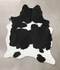 Black and White X-Large Brazilian Cowhide Rug 8'2
