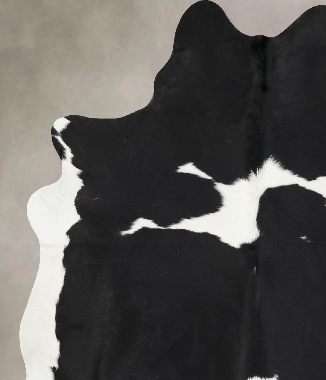 Black and White X-Large Brazilian Cowhide Rug 8'2"H x 6'2"W #B13664 by