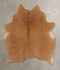 Solid Brown Medium Brazilian Cowhide Rug 5'11