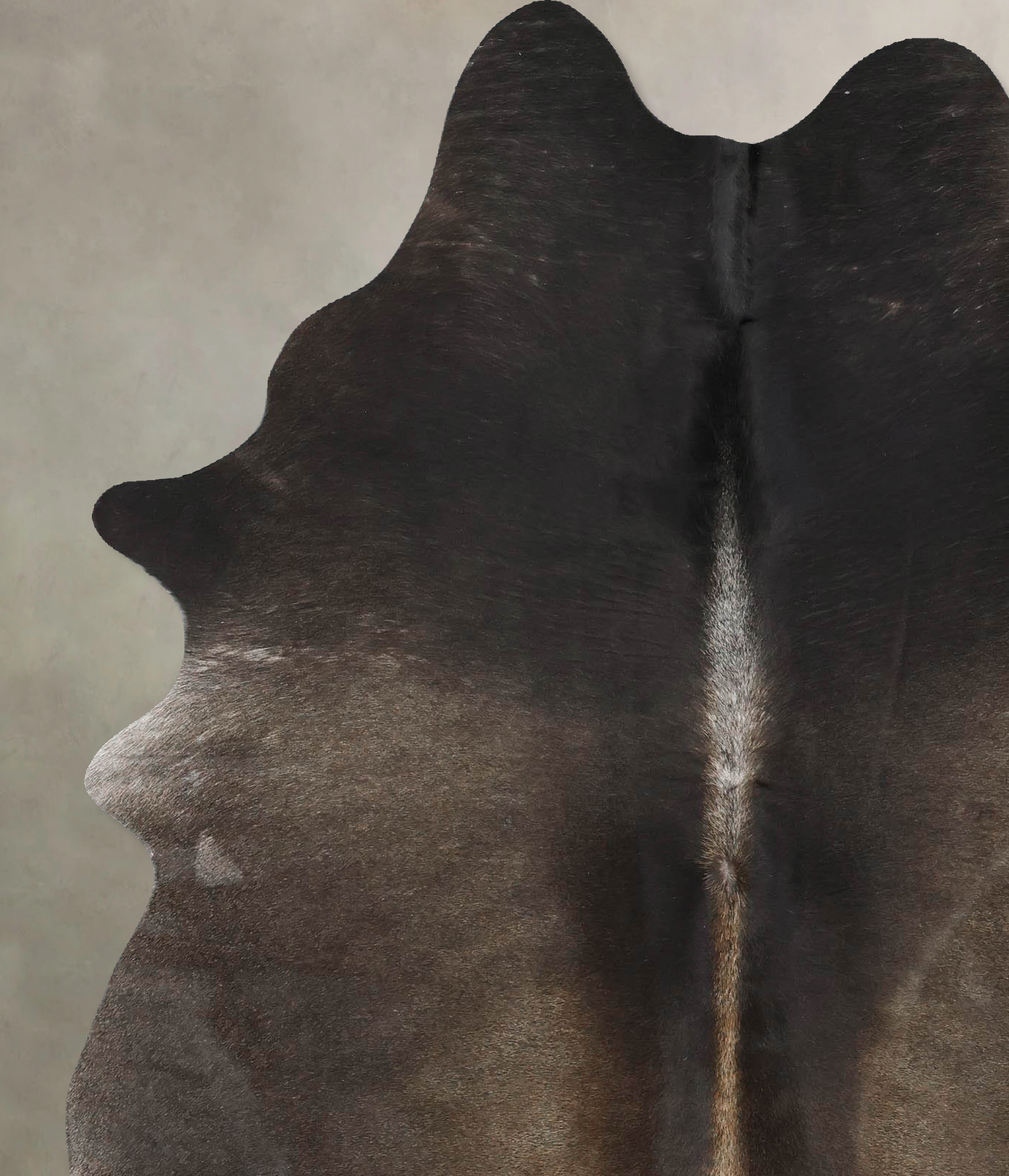 Dark Grey Cowhide Rug #B13698