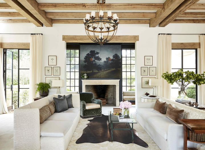 Dark Grey Large Brazilian Cowhide Rug 7'4"H x 5'5"W #B13698 by Hudson Hides