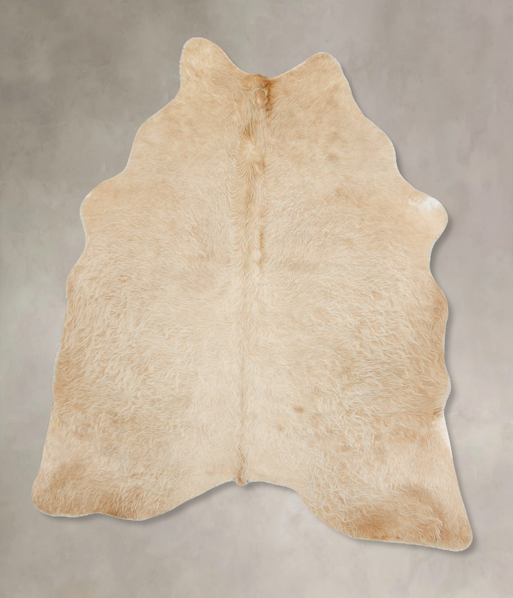 Palomino X-Large Brazilian Cowhide Rug 7'1"H x 5'9"W #B13722 by Hudson Hides
