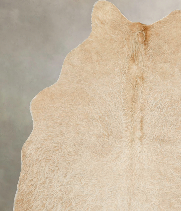 Palomino X-Large Brazilian Cowhide Rug 7'1"H x 5'9"W #B13722 by Hudson Hides