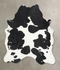 Black and White X-Large Brazilian Cowhide Rug 7'7