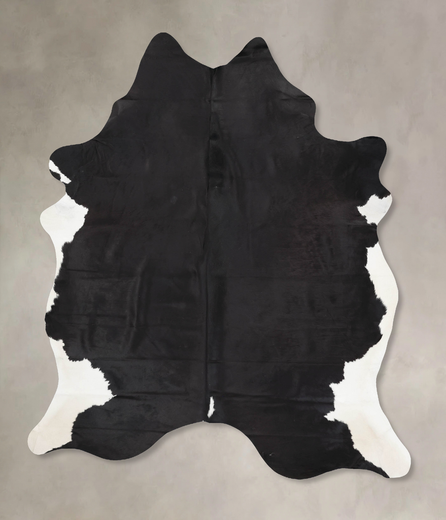 Black and White XX-Large Brazilian Cowhide Rug 8'11"H x 6'4"W #B13737 by Hudson Hides
