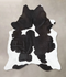 Black and White XX-Large Brazilian Cowhide Rug 8'0
