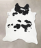 Black and White X-Large Brazilian Cowhide Rug 7'9