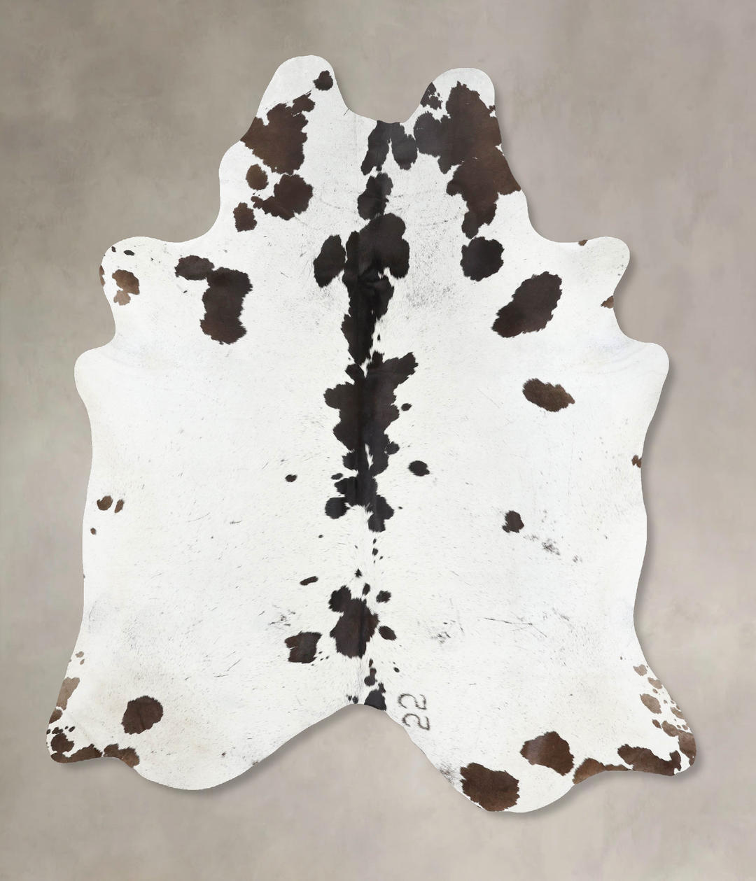 Black and White XX-Large Brazilian Cowhide Rug 8'2"H x 6'5"W #B13750 b