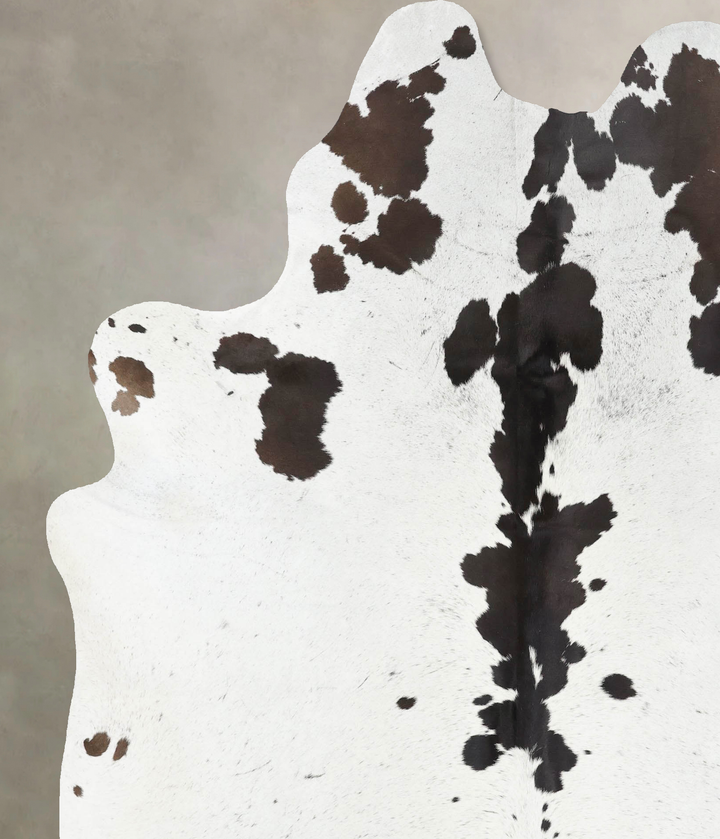 Black and White XX-Large Brazilian Cowhide Rug 8'2"H x 6'5"W #B13750 by Hudson Hides