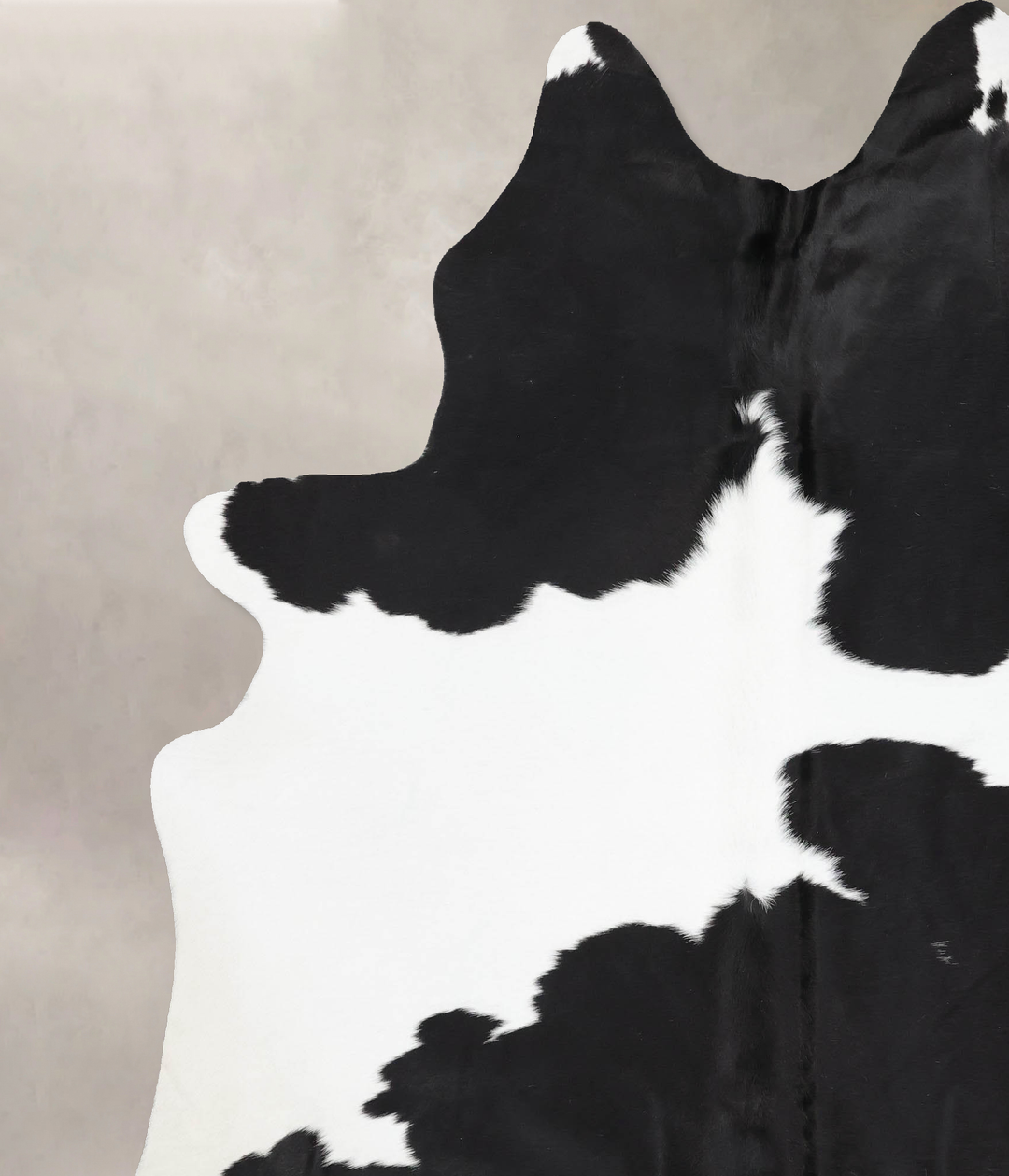 Black and White XX-Large Brazilian Cowhide Rug 8'4"H x 6'8"W #B13759 b