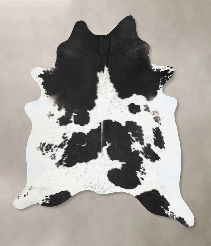 Black and White XX-Large Brazilian Cowhide Rug 8'2"H x 6'7"W #B13760 by Hudson Hides