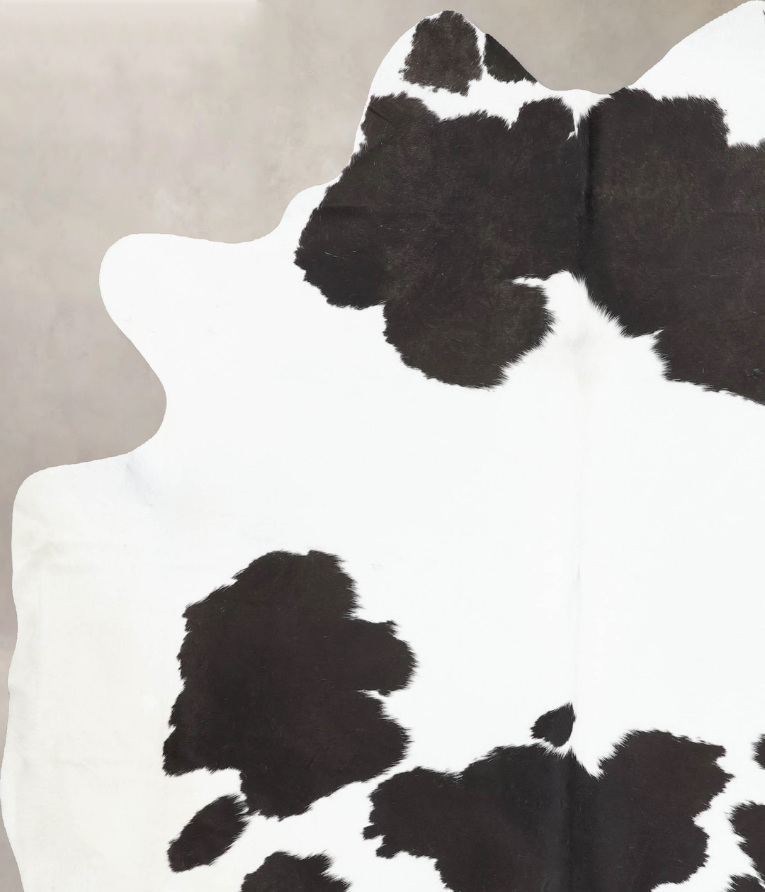 Black and White XX-Large Brazilian Cowhide Rug 8'1"H x 6'8"W #B13767 b