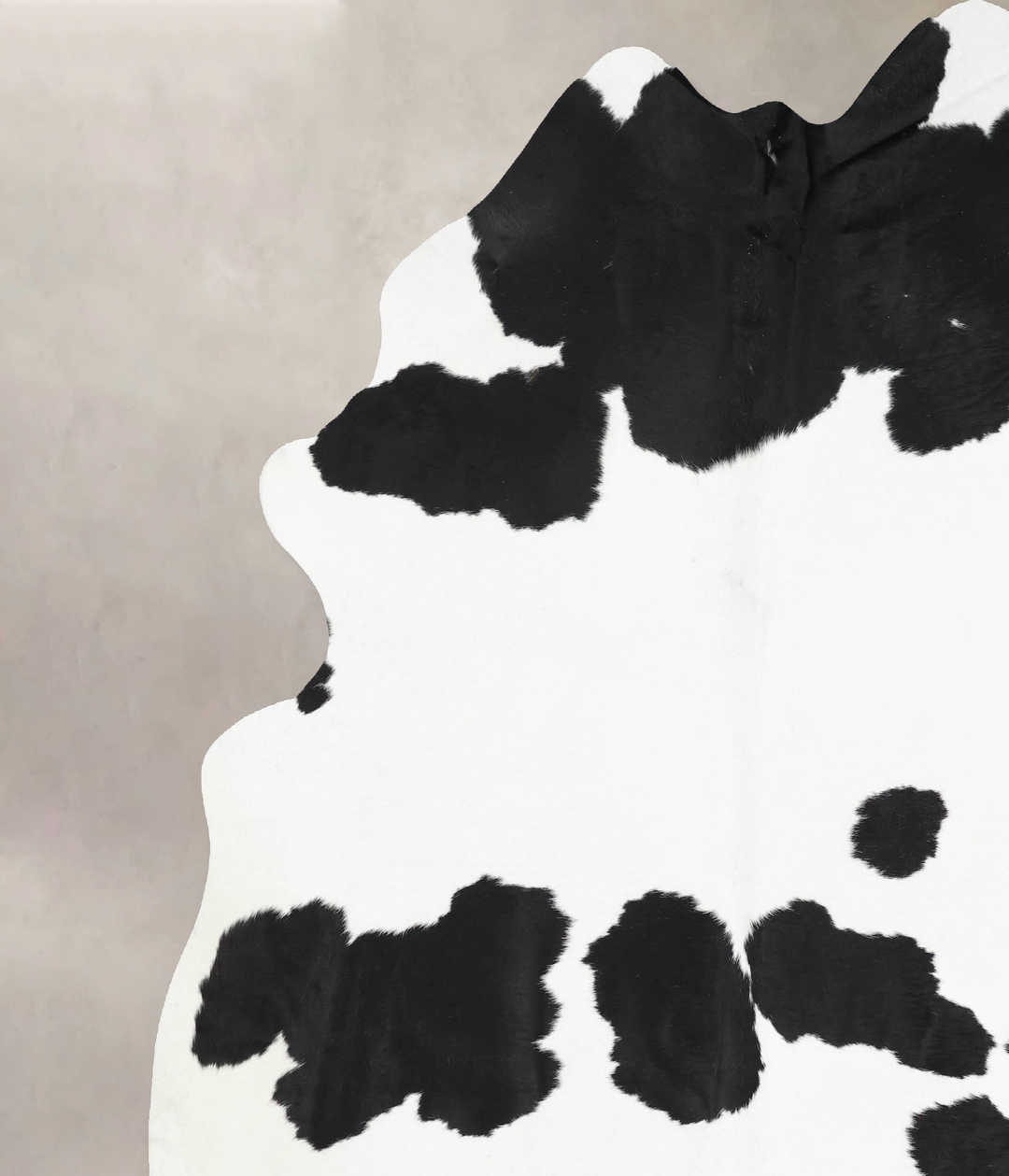 Black and White XX-Large Brazilian Cowhide Rug 9'4"H x 8'0"W #B13777 b