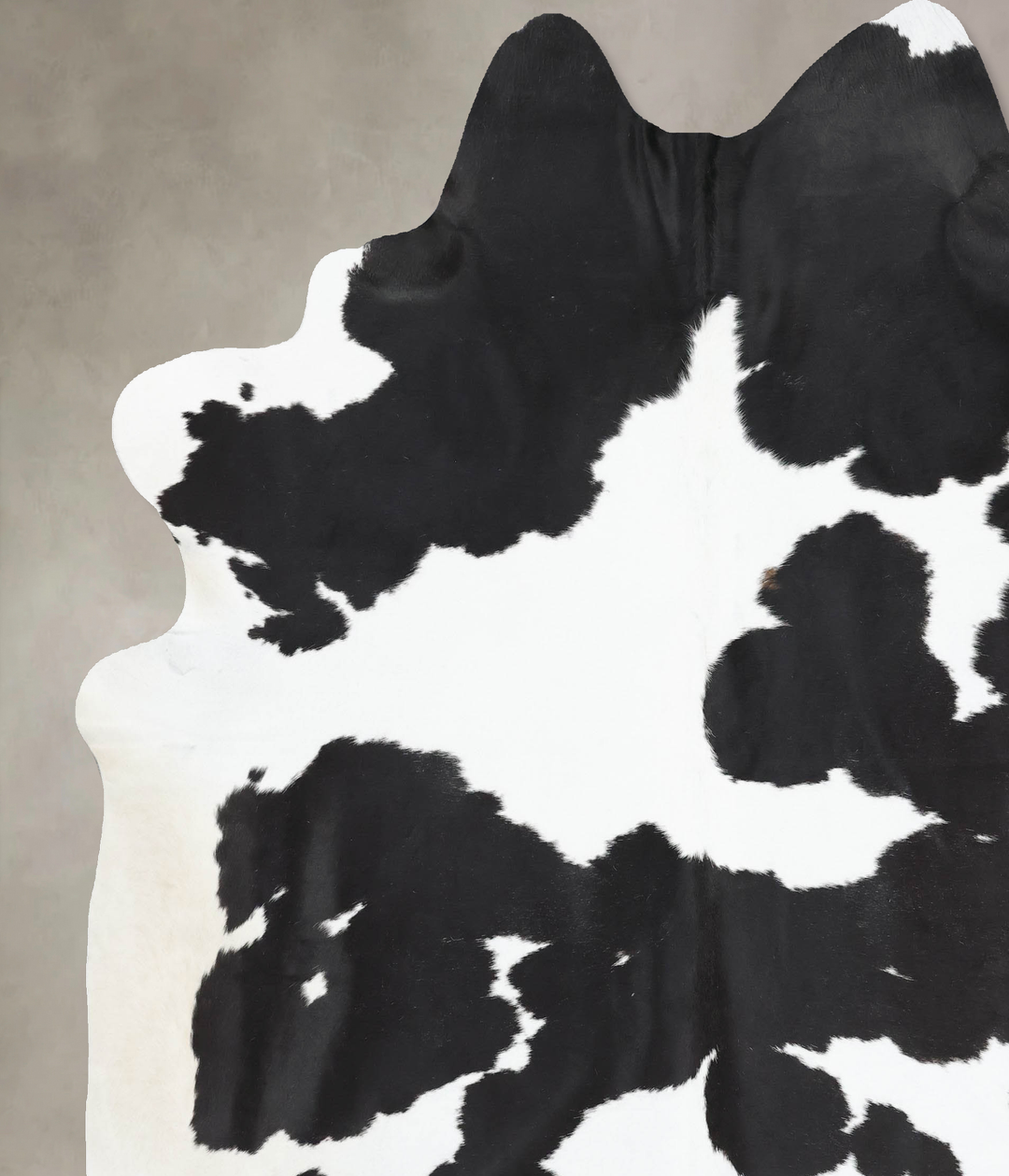 Black and White XX-Large Brazilian Cowhide Rug 8'3"H x 7'5"W #B13788 b