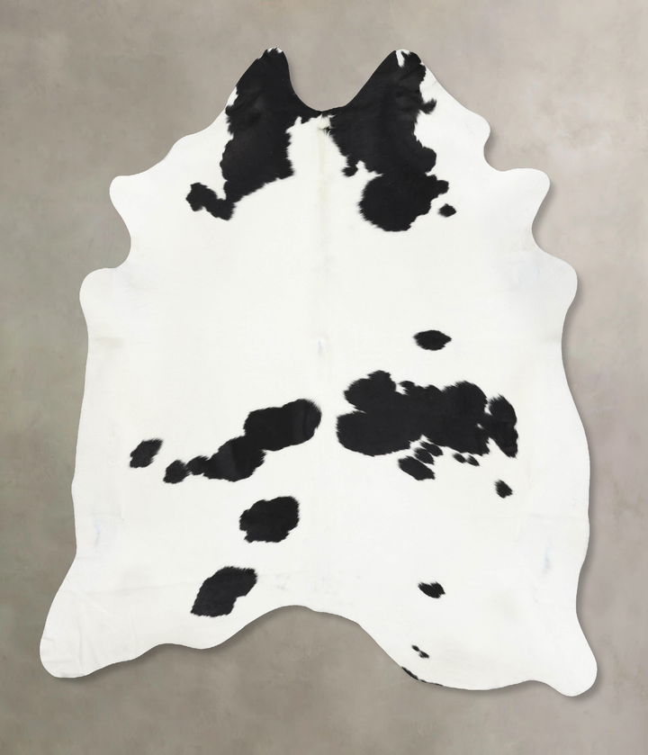 Black and White XX-Large Brazilian Cowhide Rug 8'5"H x 7'0"W #B13792 by Hudson Hides