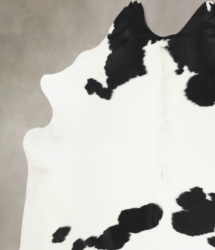 Black and White XX-Large Brazilian Cowhide Rug 8'5"H x 7'0"W #B13792 by Hudson Hides