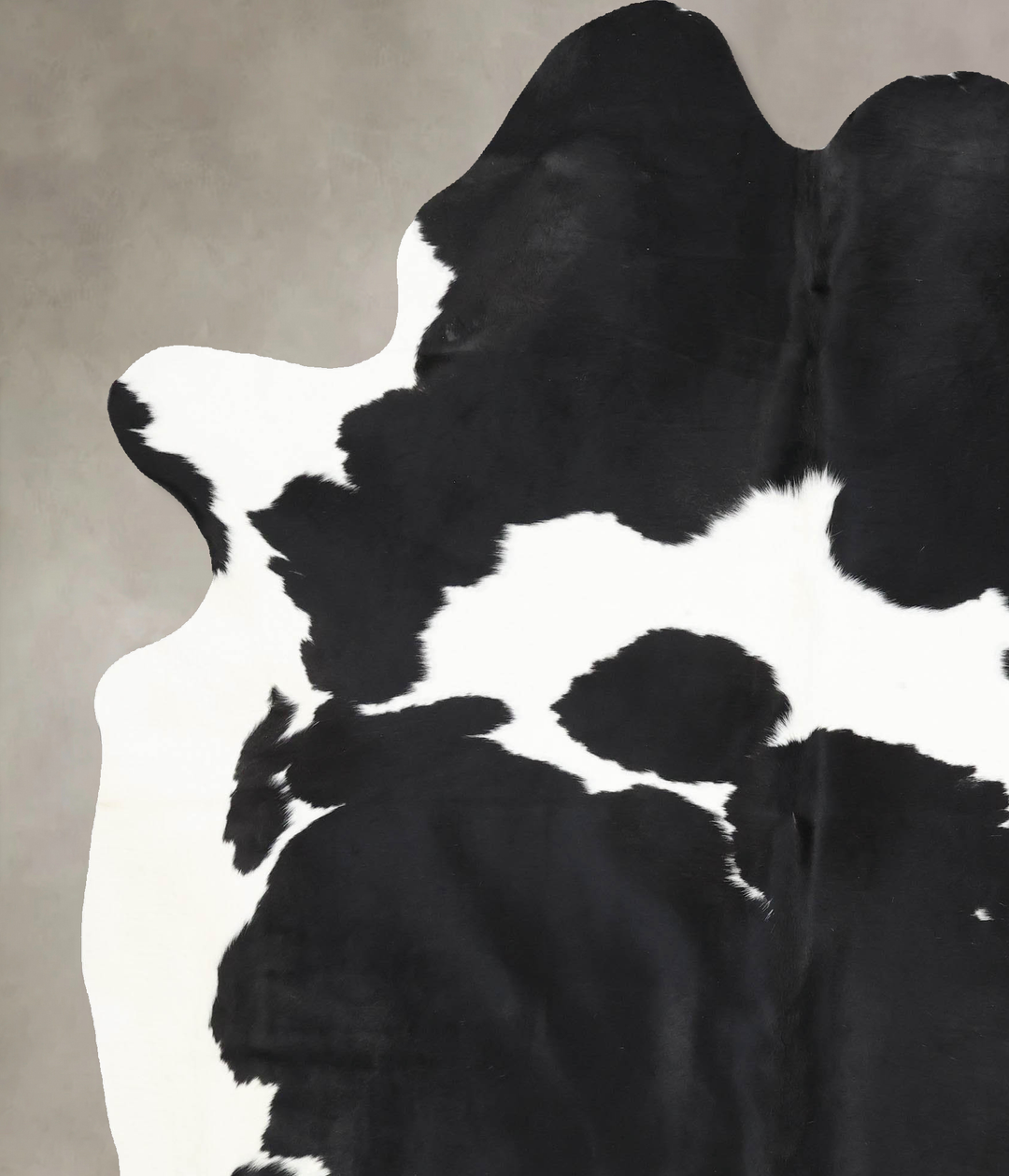 Black and White XX-Large Brazilian Cowhide Rug 8'4"H x 6'7"W #B13797 b