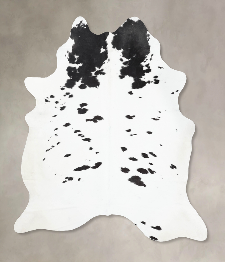 Black and White XX-Large Brazilian Cowhide Rug 8'3"H x 6'10"W #B13800 by Hudson Hides
