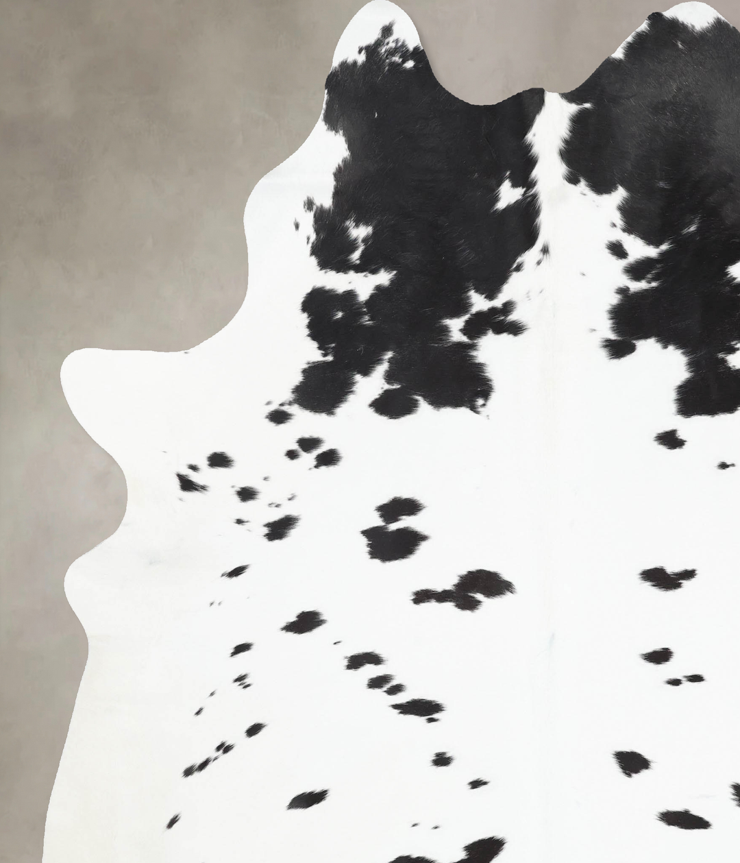 Black and White XX-Large Brazilian Cowhide Rug 8'3"H x 6'10"W #B13800 