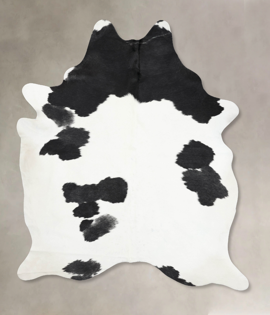 Black and White XX-Large Brazilian Cowhide Rug 8'11"H x 6'6"W #B13810 
