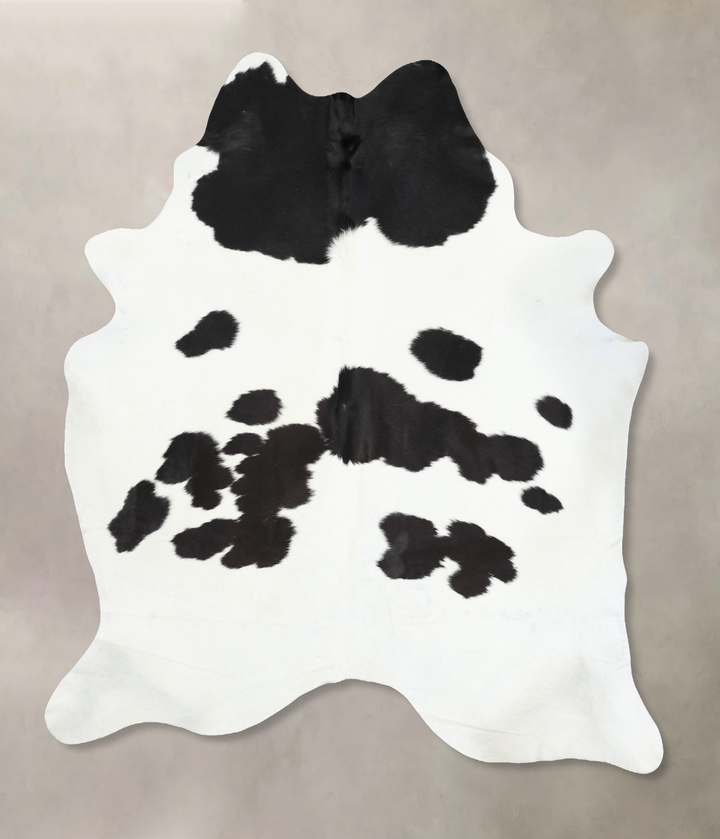 Black and White XX-Large Brazilian Cowhide Rug 8'7"H x 7'2"W #B13833 by Hudson Hides