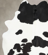 Black and White XX-Large Brazilian Cowhide Rug 8'7"H x 7'2"W #B13833 by Hudson Hides