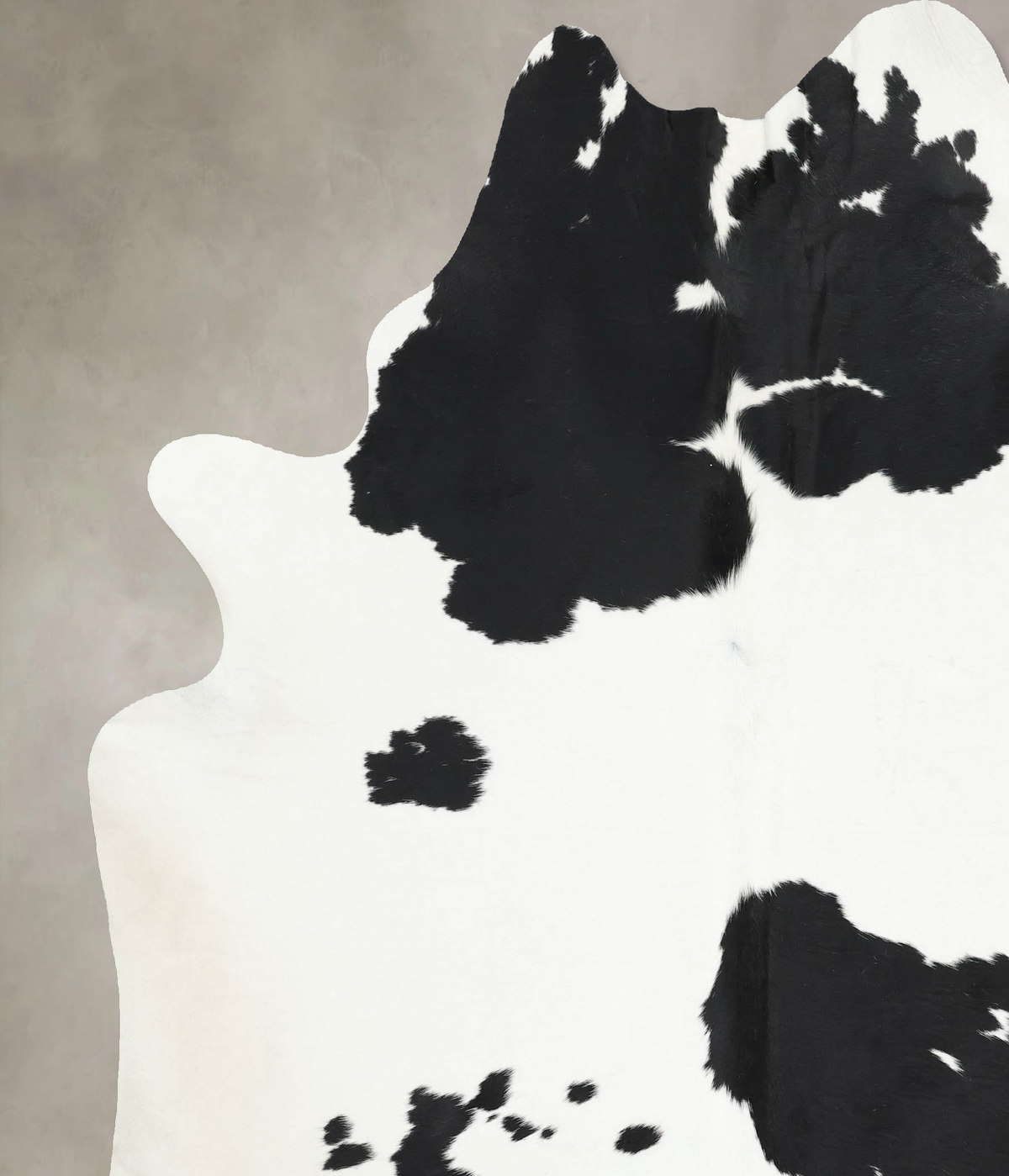 Black and White XX-Large Brazilian Cowhide Rug 8'2"H x 7'0"W #B13834 by Hudson Hides