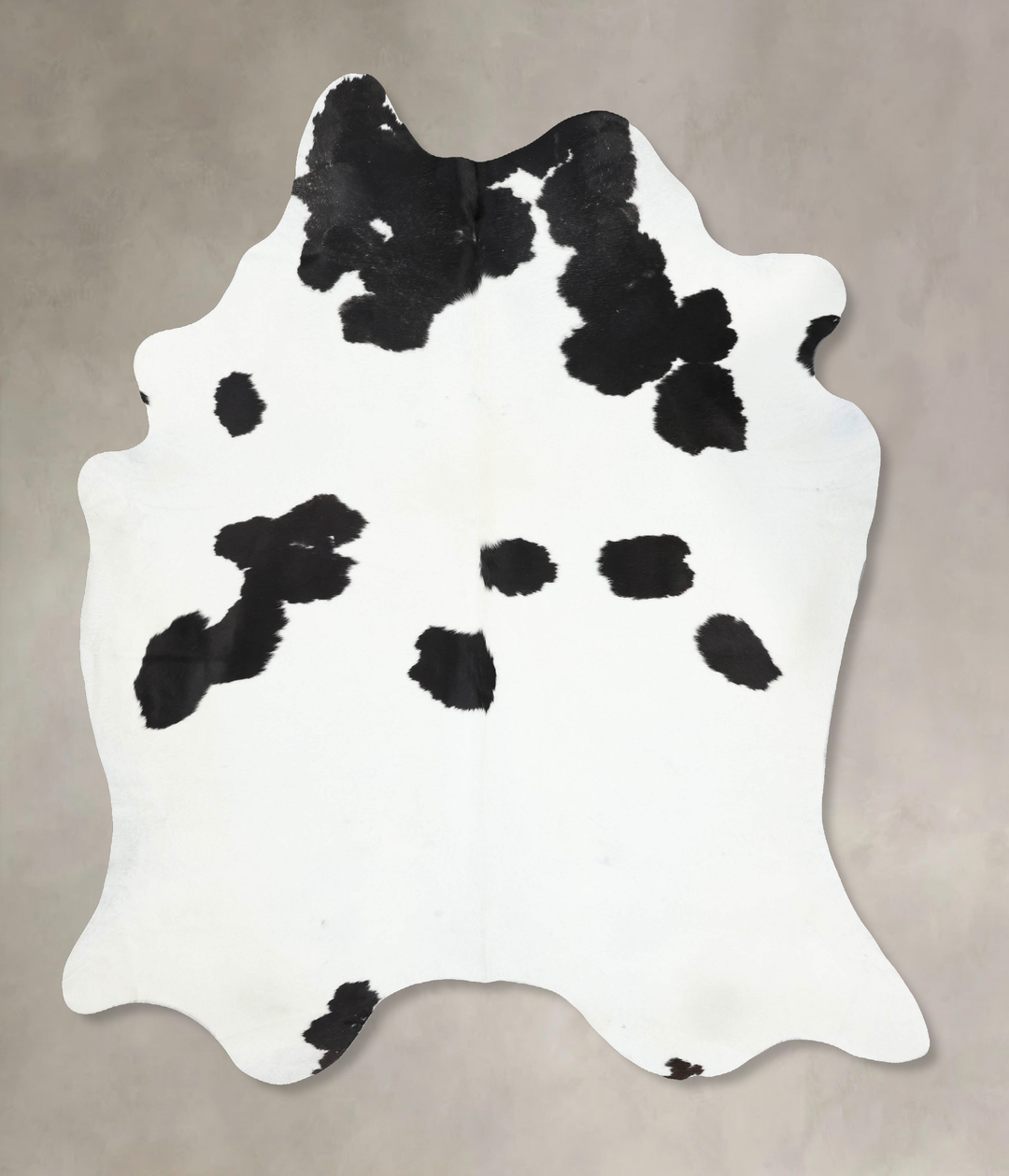 Black and White XX-Large Brazilian Cowhide Rug 8'10"H x 7'4"W #B13839 