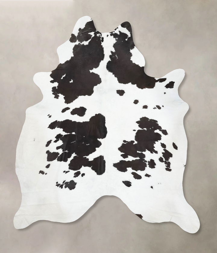 Black and White XX-Large Brazilian Cowhide Rug 9'4"H x 7'5"W #B13840 by Hudson Hides