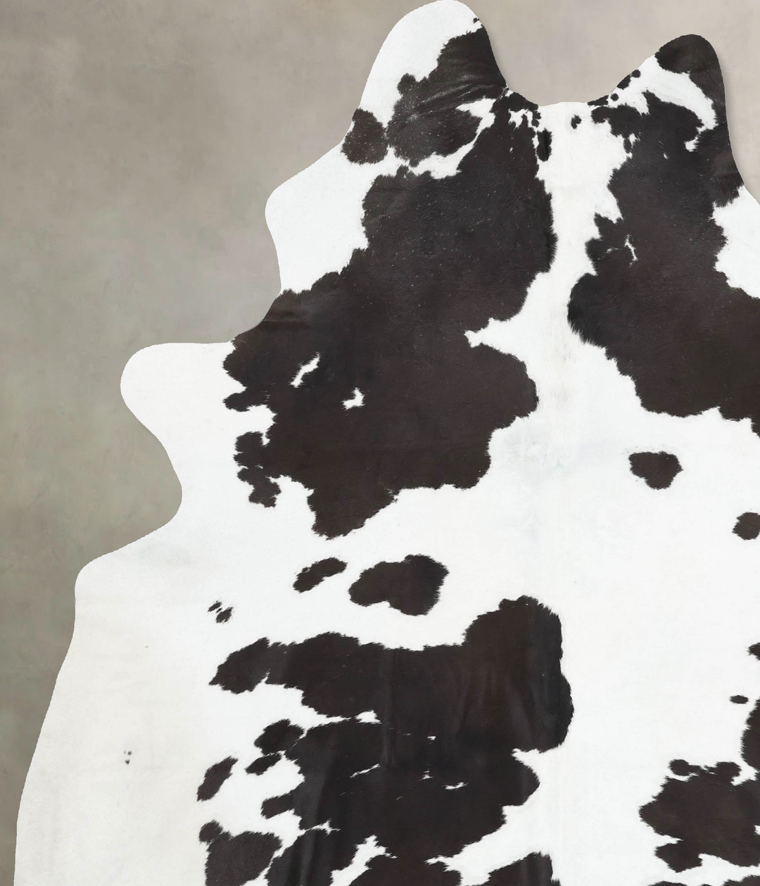 Black and White XX-Large Brazilian Cowhide Rug 9'4"H x 7'5"W #B13840 b
