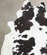 Black and White XX-Large Brazilian Cowhide Rug 9'4"H x 7'5"W #B13840 by Hudson Hides