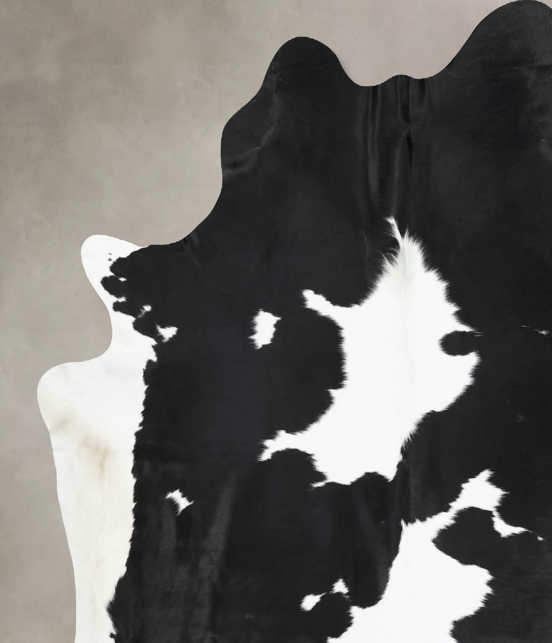 Black and White XX-Large Brazilian Cowhide Rug 9'5"H x 8'1"W #B13849 b