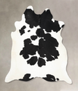 Black and White XX-Large Brazilian Cowhide Rug 8'4"H x 7'5"W #B13851 by Hudson Hides
