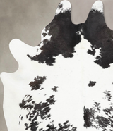 Black and White XX-Large Brazilian Cowhide Rug 8'8"H x 6'6"W #B13855 by Hudson Hides