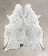 Salt and Pepper Black X-Large Brazilian Cowhide Rug 7'5"H x 6'8"W #B13866 by Hudson Hides