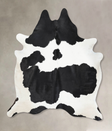 Black and White XX-Large Brazilian Cowhide Rug 8'9"H x 7'0"W #B13871 by Hudson Hides