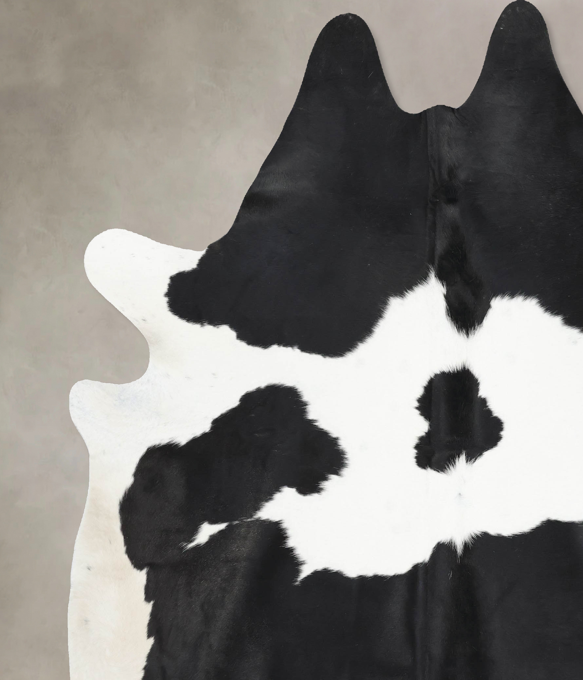 Black and White XX-Large Brazilian Cowhide Rug 8'9"H x 7'0"W #B13871 by Hudson Hides