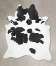 Black and White XX-Large Brazilian Cowhide Rug 8'0"H x 6'8"W #B13873 by Hudson Hides