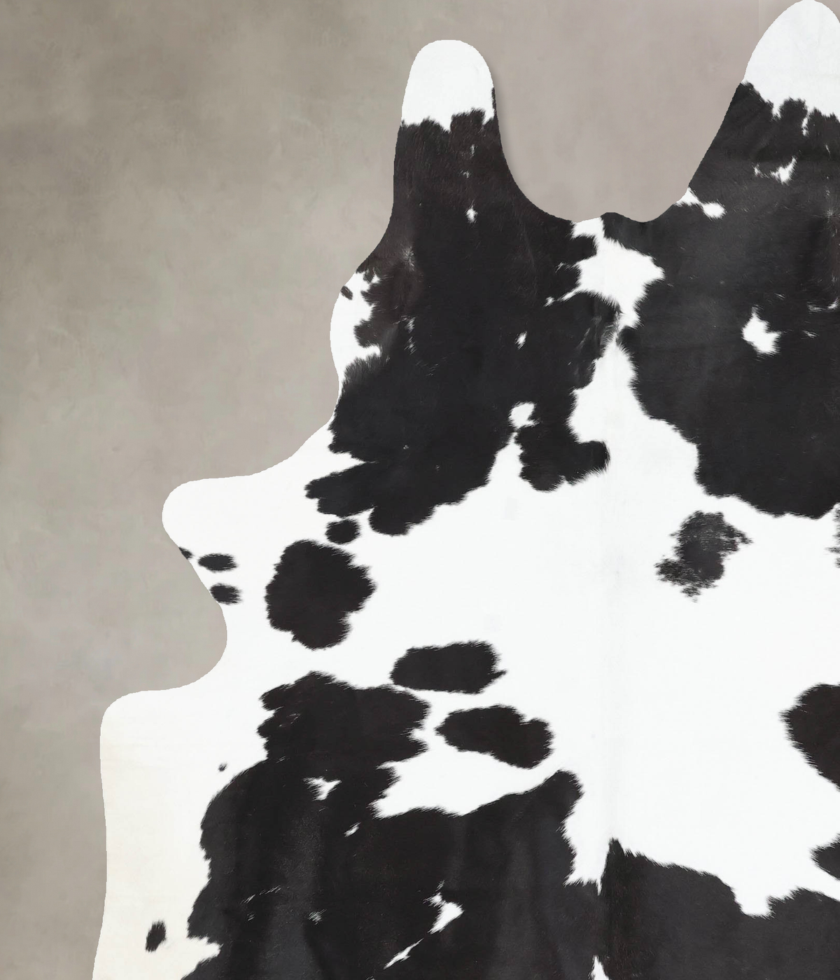Black and White XX-Large Brazilian Cowhide Rug 8'5"H x 6'4"W #B13874 by Hudson Hides