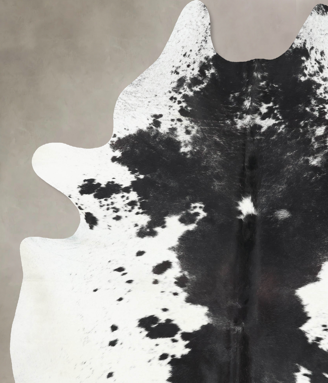 Black and White XX-Large Brazilian Cowhide Rug 8'9"H x 6'7"W #B13884 b