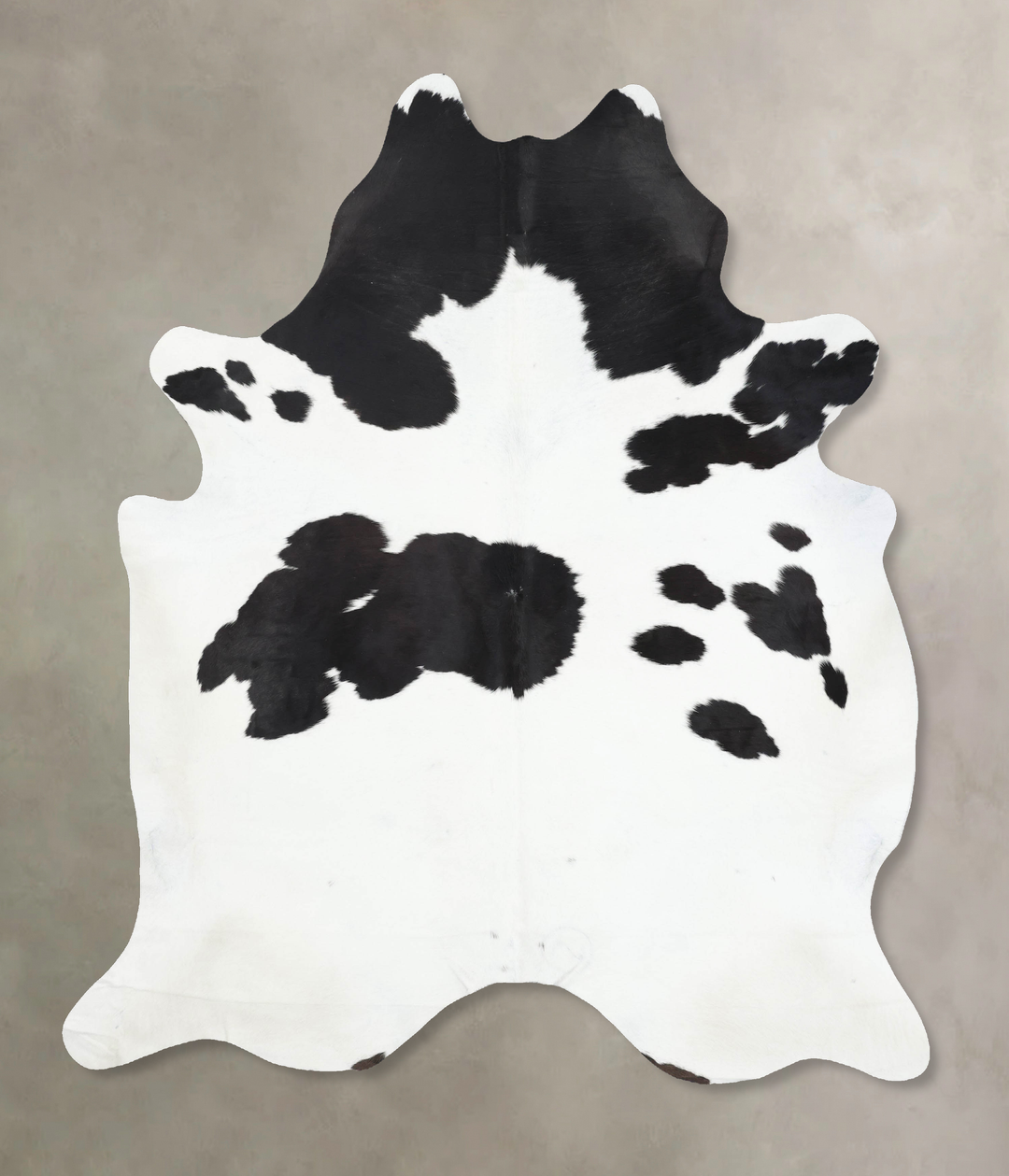 Black and White XX-Large Brazilian Cowhide Rug 8'4"H x 6'8"W #B13885 b