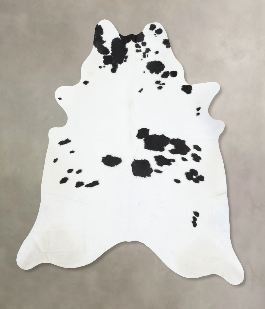 Black and White XX-Large Brazilian Cowhide Rug 8'11"H x 7'4"W #B13890 by Hudson Hides